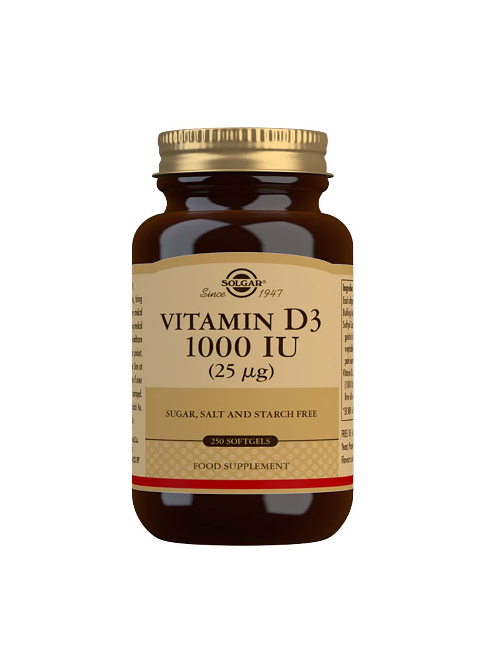 Product Solgar® Vitamin D3 1000 IU 250's