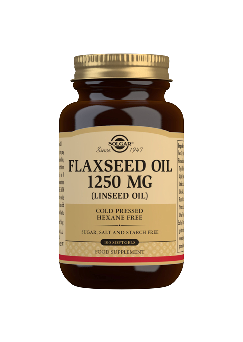 Product Solgar® Flaxseed Oil 1250mg 100's