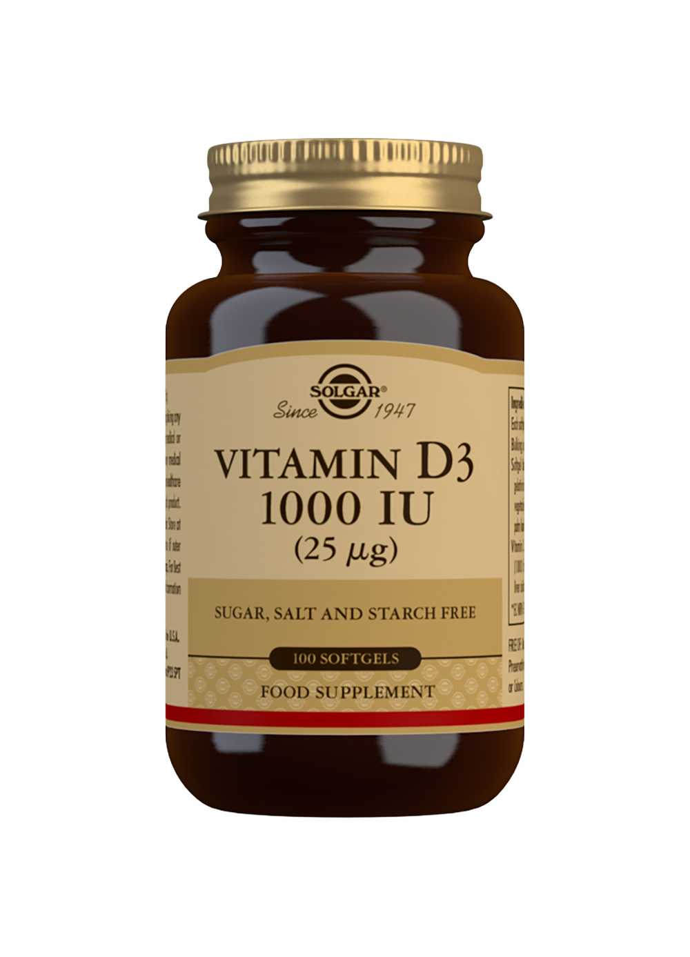 Product Solgar® Vitamin D3 1000 IU 100's
