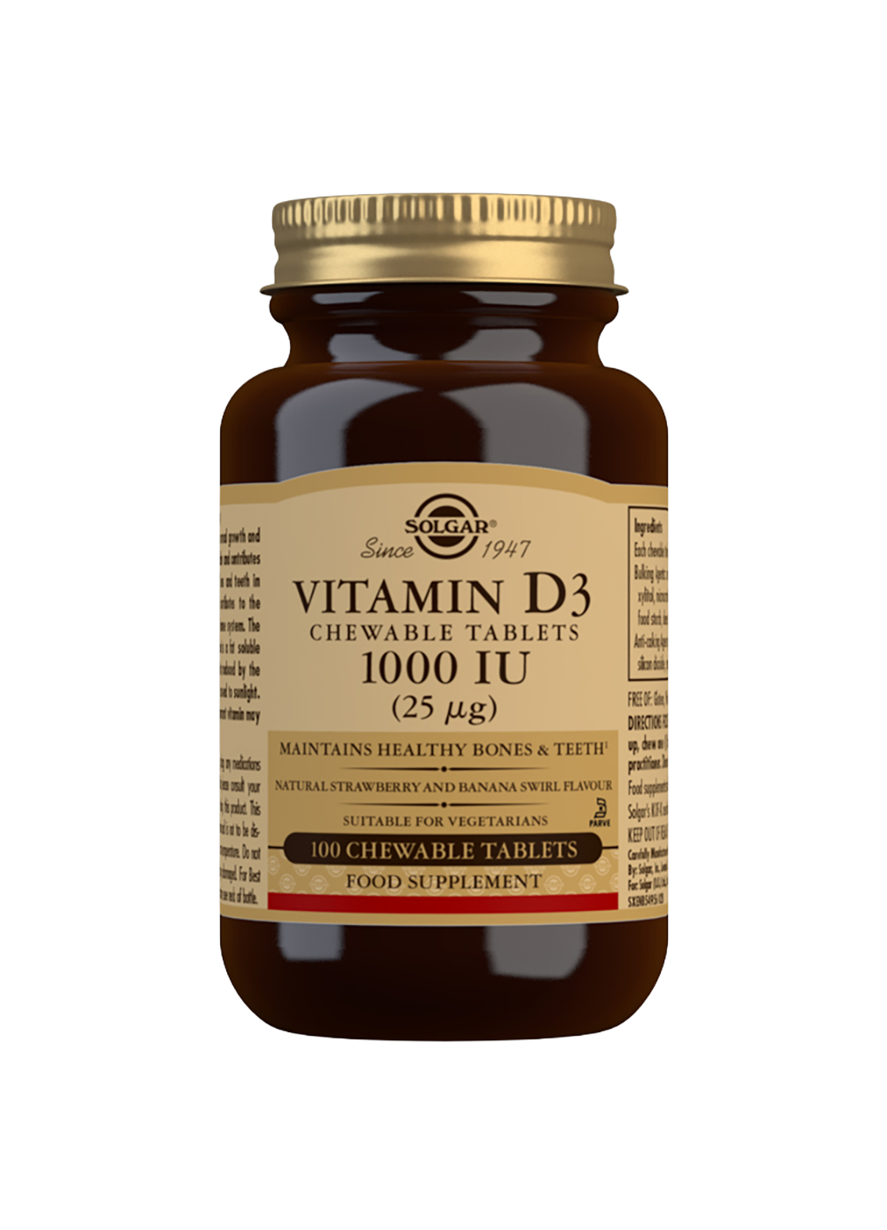 Product Solgar® Vitamin D3 Chew 1000 IU 100's